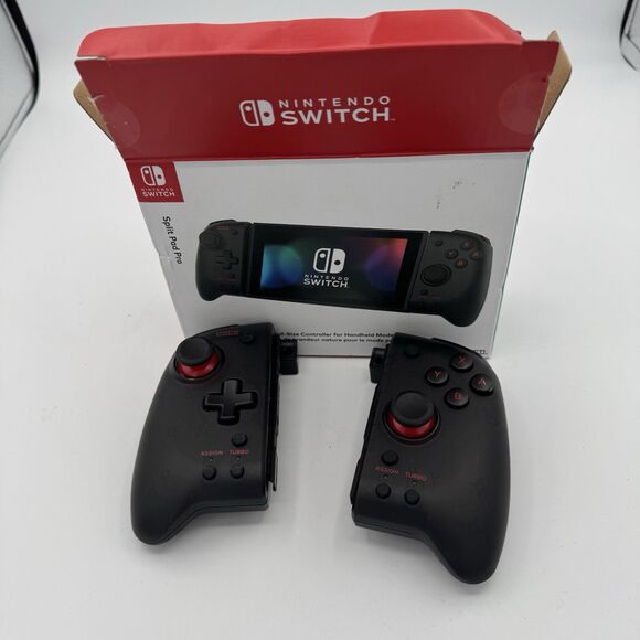 Hori Split Pad Pro Controller for Nintendo Switch Clear Black Open Box - Picture 3 of 16